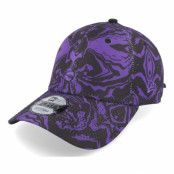 New Era - Football Lila adjustable Keps - Tottenham Hotspur Aop 9FORTY Black/Purple Adjustable @ Hatstore