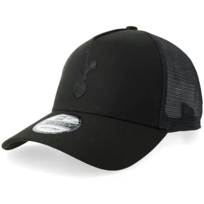 New Era - Football Svart trucker Keps - Hatstore Exclusive x Tottenham Hotspur 9FORTY Black A-frame Trucker @ Hatstore