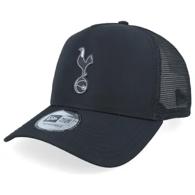 New Era - Football Svart trucker Keps - Tottenham Hotspur Iridescent Black A-Frame Trucker @ Hatstore