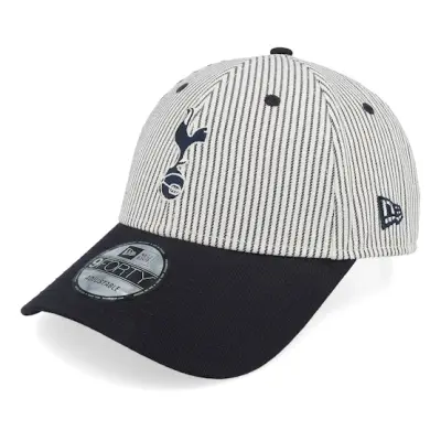 New Era - Football Vit adjustable Keps - Tottenham Hotspur Contrast Pinstripe 9FORTY Ivory/Navy Adjustable @ Hatstore