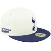 New Era - Football Vit fitted Keps - Tottenham Hotspur 59FIFTY Chrome/Navy Fitted @ Hatstore