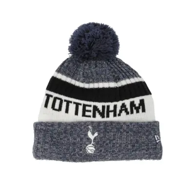 New Era - Football Blå pom Beanie - Tottenham Hotspur Fall 19 Jake Knit Navy/White Pom @ Hatstore