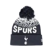 New Era - Football Blå pom Beanie - Tottenham Hotspur Marl Bobble Beanie Navy Pom @ Hatstore
