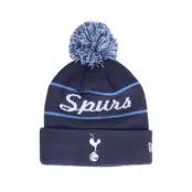 New Era - Football Blå pom Beanie - Tottenham Hotspur Wordmark Knit Navy Pom @ Hatstore