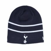 New Era - Football Blå traditionalbeanie Beanie - Tottenham Hotspur Stripe Skull Knit Navy Beanie @ Hatstore