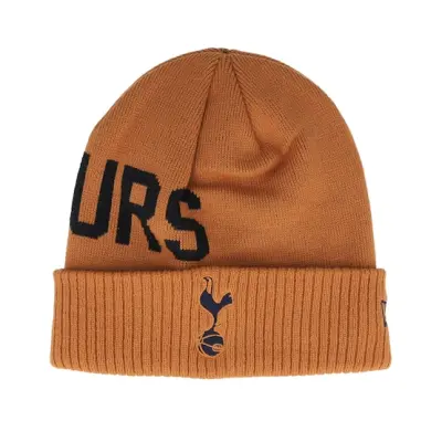 New Era - Football Brun cuff Beanie - Tottenham Hotspur Wordmark Brown Cuff @ Hatstore
