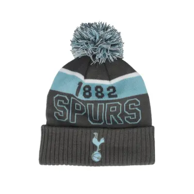 New Era - Football Grå pom Beanie - Tottenham Hotspur Sport Beanie Grey/Light Blue Pom @ Hatstore