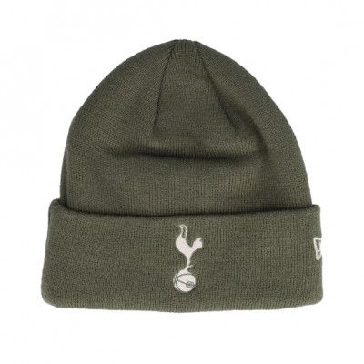 New Era - Football Grön cuff Beanie - Tottenham Hotspur Seasonal Beanie Olive/Stone Cuff @ Hatstore