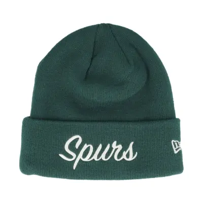 New Era - Football Grön cuff Beanie - Tottenham Hotspur Seasonal Script Dark Green Beanie @ Hatstore