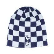 New Era - Football Multi traditionalbeanie Beanie - Tottenham Hotspur Checkboard Navy/White Skull Beanie @ Hatstore
