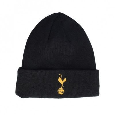 New Era - Football Svart cuff Beanie - Tottenham Hotspur Seasonal Beanie Black Cuff @ Hatstore