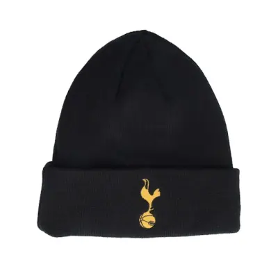 New Era - Football Svart cuff Beanie - Tottenham Hotspur Seasonal Beanie Black Cuff @ Hatstore