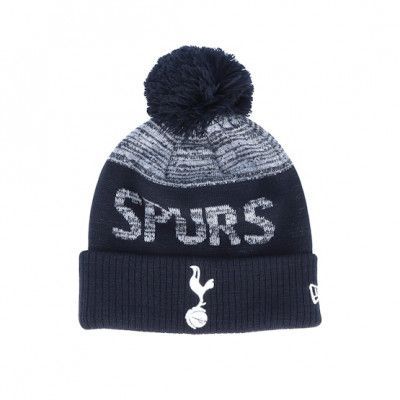 New Era - Football Svart pom Beanie - Tottenham Hotspur Fleck Bobble Black/Grey Pom @ Hatstore