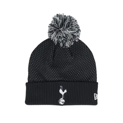 New Era - Football Svart pom Beanie - Tottenham Hotspur Sports Beanie Black Cuff @ Hatstore