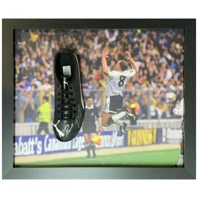 Tottenham Hotspur Signerad Fotbollssko Paul Gascoigne