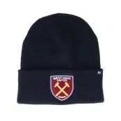 47 Brand - Football Blå cuff Beanie - West Ham United Prize Fight Navy Cuff @ Hatstore