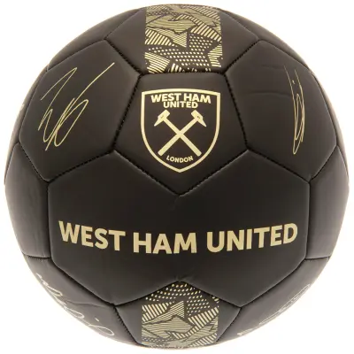 West Ham United Fotboll Signature Gold