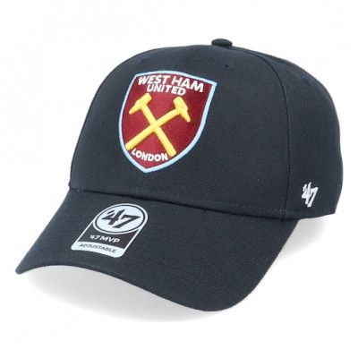 47 Brand - Football Blå adjustable Keps - West Ham Mvp Navy Adjustable @ Hatstore