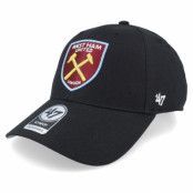 47 Brand - Football Svart adjustable Keps - West Ham Mvp Black Adjustable @ Hatstore