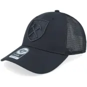 47 Brand - Football Svart trucker Keps - West Ham Branson 47 Mvp Cap Black Trucker @ Hatstore