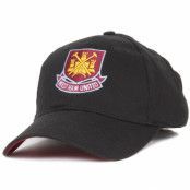 Team - Football Svart adjustable Keps - West Ham Adjustable Cap Black @ Hatstore