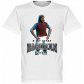 West Ham T-shirt Billy Bonds Hardman Vit L