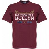 West Ham T-shirt Farewell Boleyn Stadium Vinröd XL