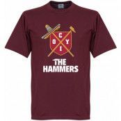 West Ham T-shirt The Hammers Rödbrun M