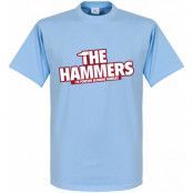West Ham T-shirt The Hammers Script Ljusblå M