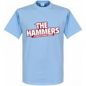 West Ham T-shirt The Hammers Script Ljusblå XS