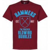West Ham T-shirt West Ham Established Rödbrun XXL