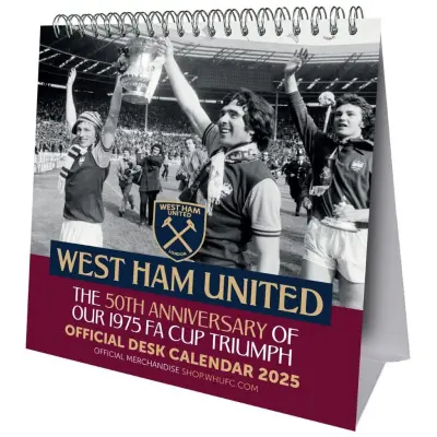 West Ham Skrivbordskalender 2025