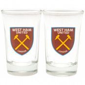 West Ham Snapsglas Hammers