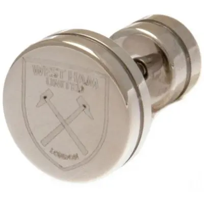 West Ham United Örhänge Runt Silver