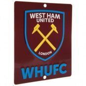 West Ham United Fönsterskylt