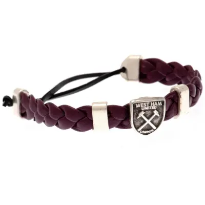 West Ham United Flätat Armband