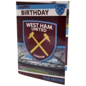 West Ham United Gratulationskort Music