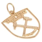 West Ham United Hängsmycke Guld Crest