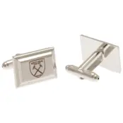 West Ham United Manschettknappar Silverpläterade