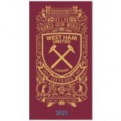 West Ham United Pocketdagbok 2021
