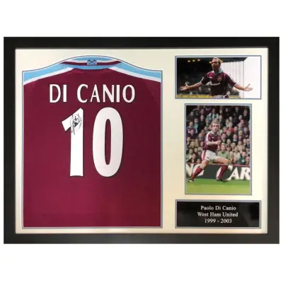 West Ham United Signerad Fotbollströja Paolo Di Canio
