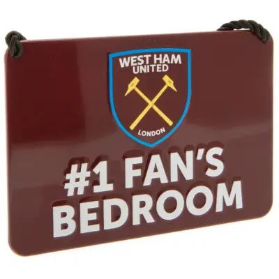 West Ham United Sovrumsskylt No1 Fan