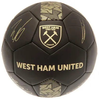 West Ham United Träningsboll Signature Gold