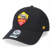 47 Brand - Football Svart adjustable Keps - AS Roma Mvp Black Adjustable @ Hatstore