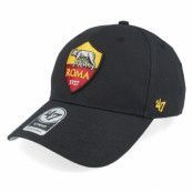 47 Brand - Football Svart adjustable Keps - AS Roma Raised Basic Mvp Black Adjustable @ Hatstore