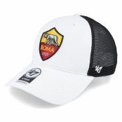 47 Brand - Football Vit trucker Keps - AS Roma Branson Mvp White/Black Trucker @ Hatstore