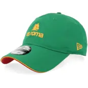 New Era - Football Grön unconstructed Keps - AS Roma Retro 95 9TWENTY Green Dad Cap @ Hatstore
