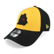 New Era - Football Gul adjustable Keps - AS Roma Rubber Wolf 9FORTY Yellow/Black Adjustable @ Hatstore