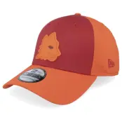 New Era - Football Orange flexfit Keps - AS Roma Rubber Wolf 39THIRTY Red/Orange Flexfit @ Hatstore