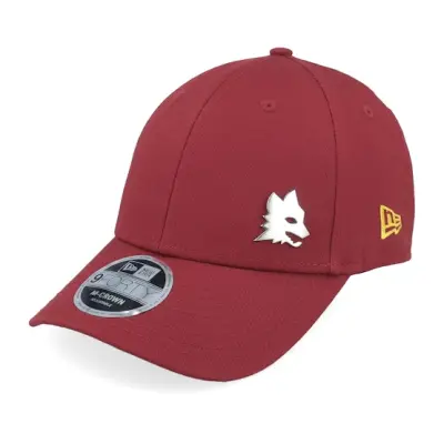 New Era - Football Röd adjustable Keps - AS Roma Flawless Pin 9FORTY M-crown Red Adjustable @ Hatstore